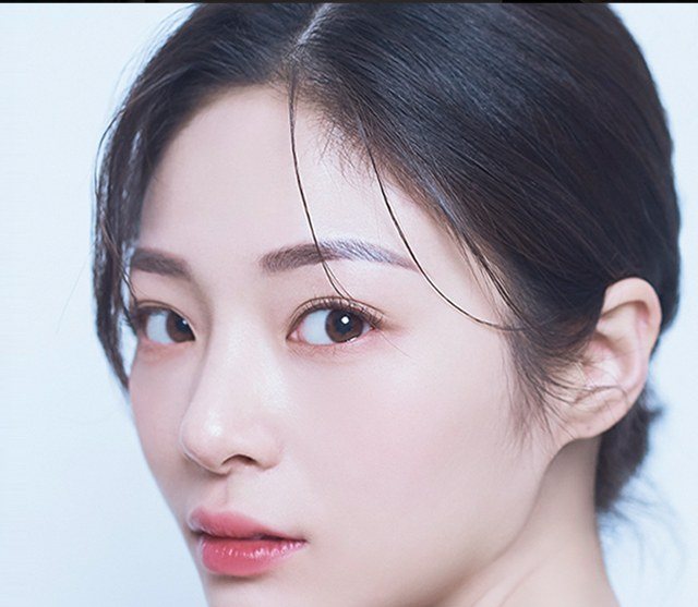 여성의 얼굴 클로즈업