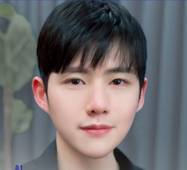 남자 눈성형 모델 인물 사진
