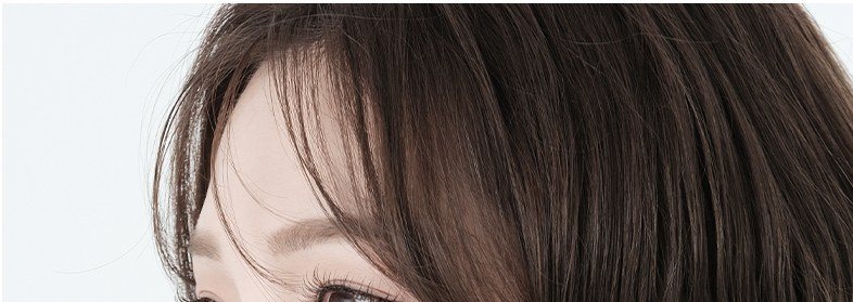 여성 얼굴 상단 클로즈업